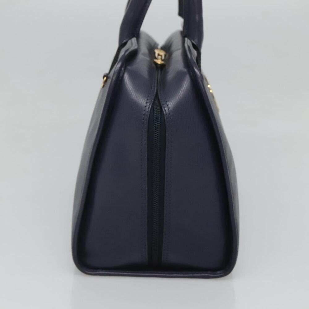 CELINE Hand Bag Leather Blue Gold - Picture 4 of 12